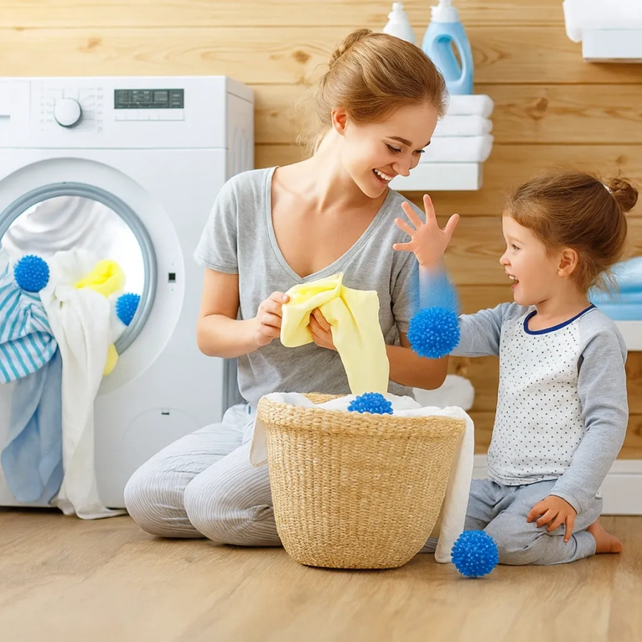 Kule do prania zmiękczające 4 szt