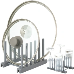 Ociekacz organizer na pokrywki do garnków i talerze 23x12x10 xm