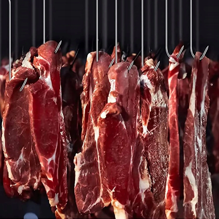 Haki wędzarnicze do wędlin stalowe 15 szt