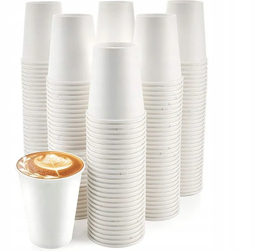 Jednorazowe kubki papierowe ekologiczne 50 szt 250 ml