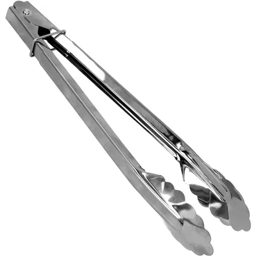 Metalowe szczypce kuchenne 21 cm