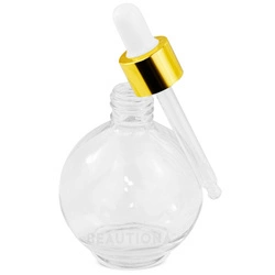 Butelka kula szklana z pipetą na serum olejek 75 ml
