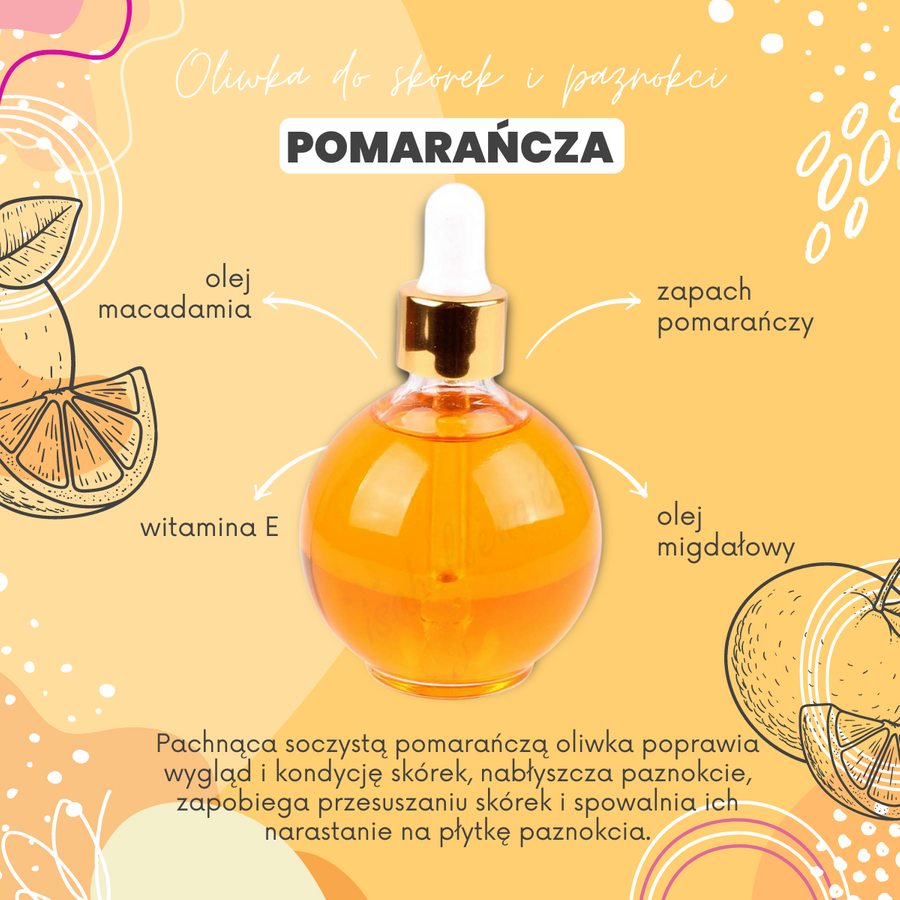 Oliwka do skórek i paznokci Fresh Orange 75 ml