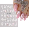 Naklejki na paznokcie samoprzylepne 3D STZ-5D31