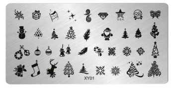 Blaszka do stempli na paznokcie XY01