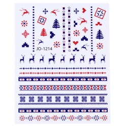 Naklejki 3D na paznokcie świąteczne Jo-1214