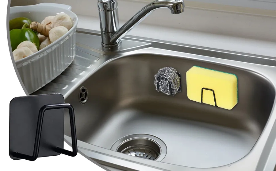 Organizer na gąbkę wodoodporny czarny