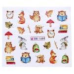 Naklejki wodne na paznokcie jesienne BN-1689