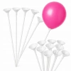 Patyczki do balonów z koszyczkami 100 szt 40 cm