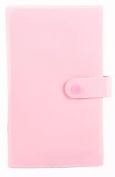 Album na naklejki do paznokci różowy -  120 okienek 