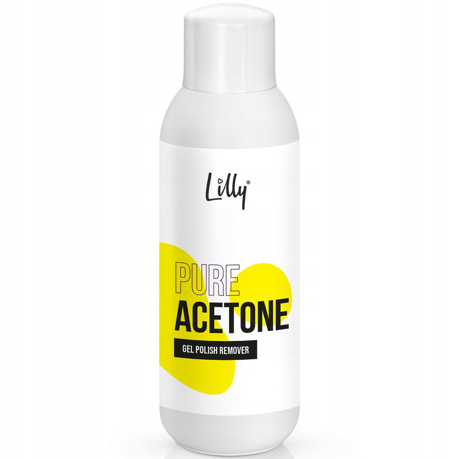 Aceton Lilly zmywacz do paznokci do usuwania hybrydy 100 ml