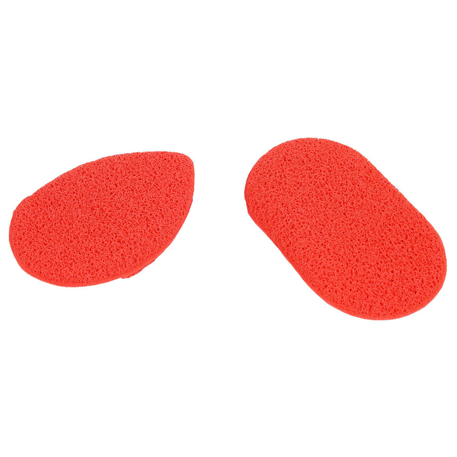 Gąbeczki do demakijażu, mycia twarzy, czerwone, 2 sztuki