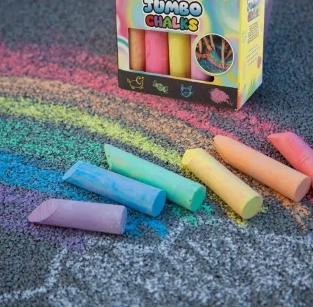 Kolorowa kreda Jumbo chodnikowa