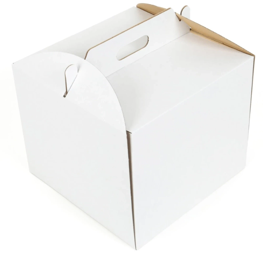 Karton na tort z uchwytem 26x26x25 cm