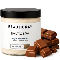 Peeling cukrowy gruboziarnisty do ciała o zapachu czekolada 250 ml