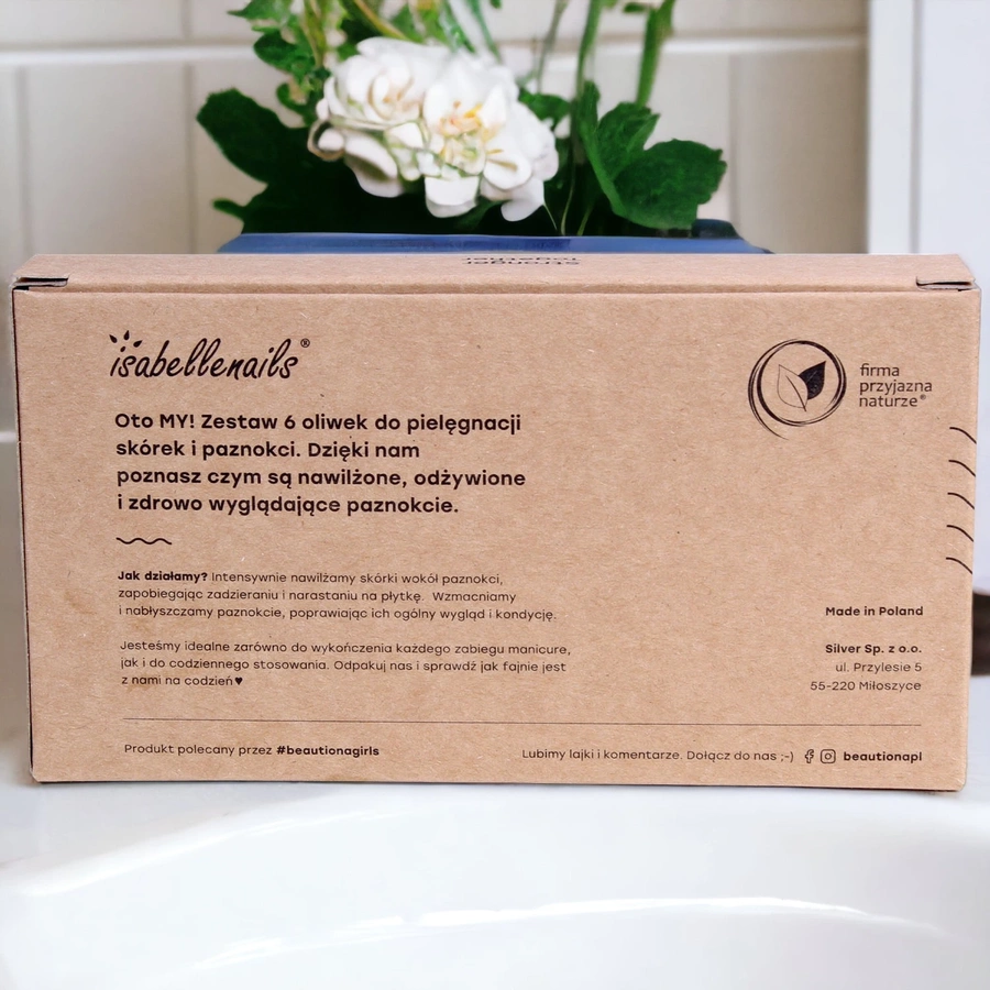 Zestaw 6x oliwka do skórek i paznokci 6 ml