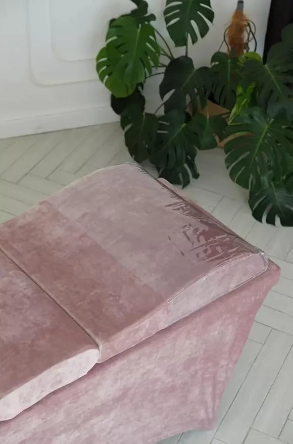 Pokrowiec na materac kosmetyczny różowy