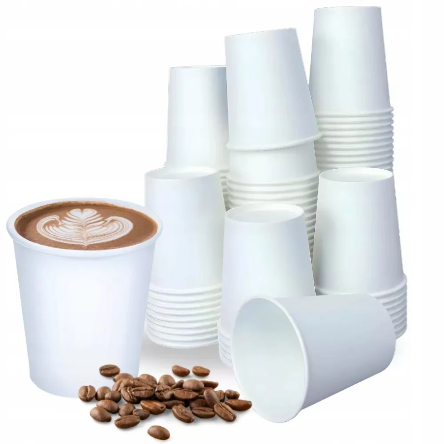 Jednorazowe kubki papierowe ekologiczne 50 szt 250 ml