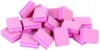50x Mini Blok Polerski Kostka 100/180 buffer różowy