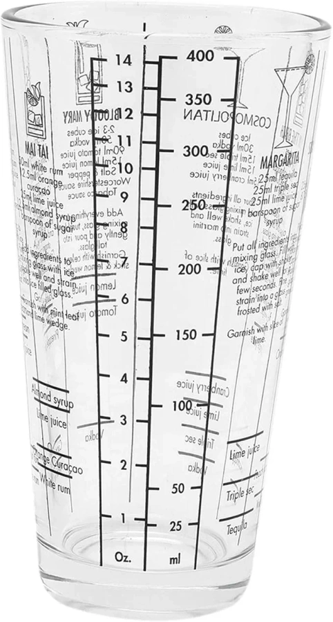 Profesjonalny shaker barmański szklany 400 ml