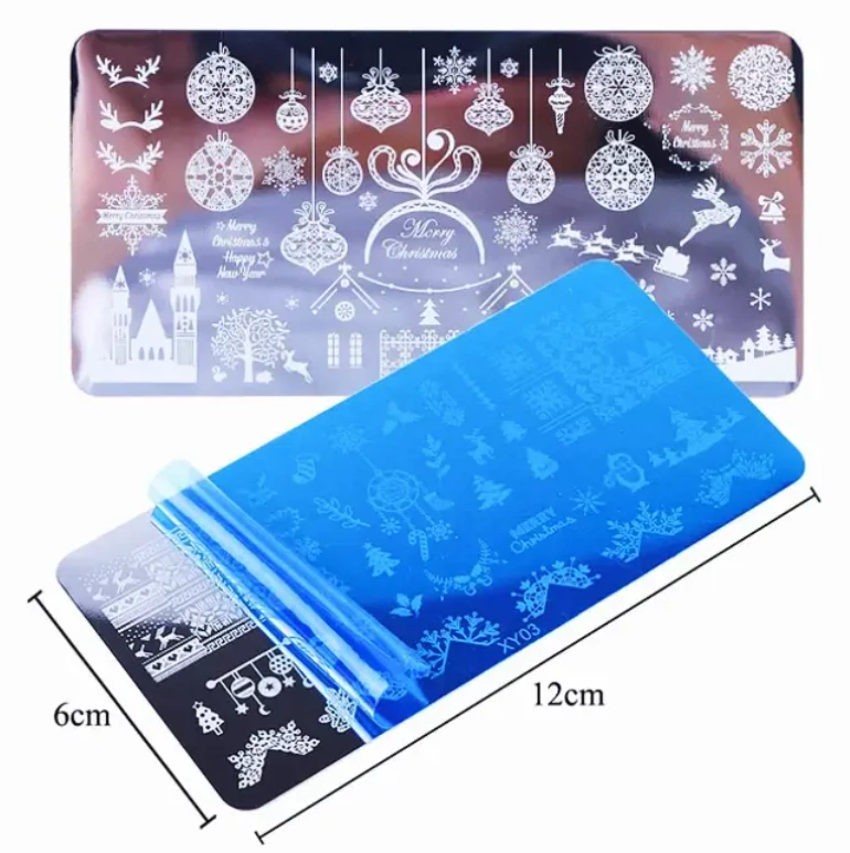 Blaszka do stempli na paznokcie XY09