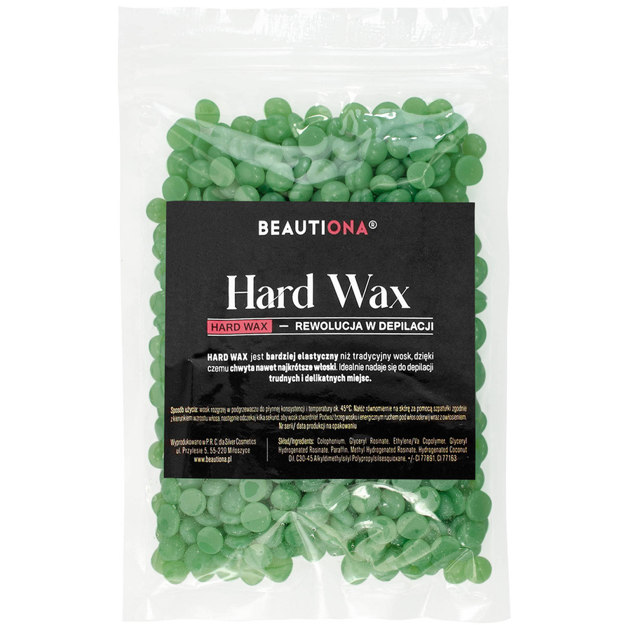 Wosk twardy zielony w dropsach 100 g