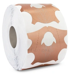 Szablony formy do paznokci motyle ROSE GOLD 500 szt.