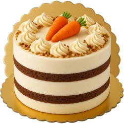 Podkład pod tort karbowany okrągły złoty 30 cm