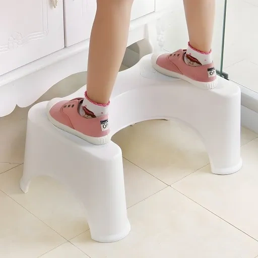 Łazienkowy podnóżek toaletowy 42 cm x 17 cm x 26 cm