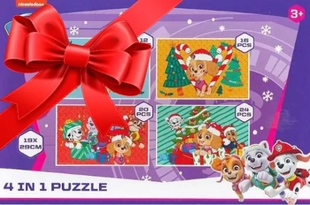 Puzzle 4w1 z bajki Psi Patrol dla dzieci
