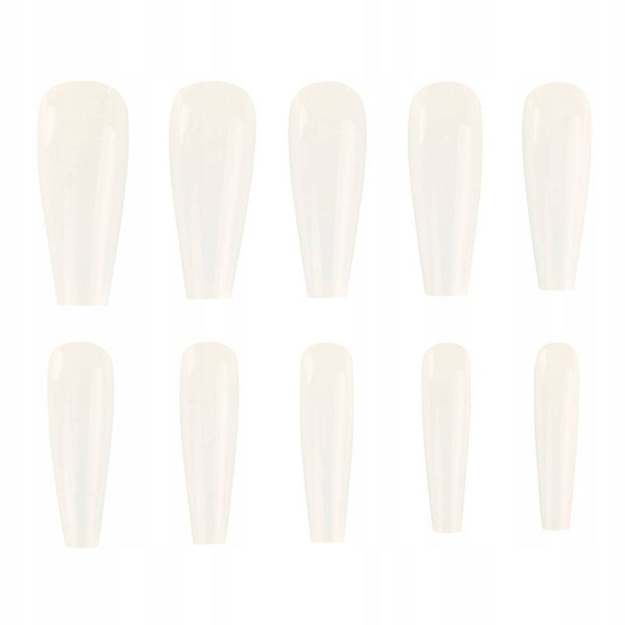 Zestaw tipsy Balerina naturalne mleczne 500 szt.