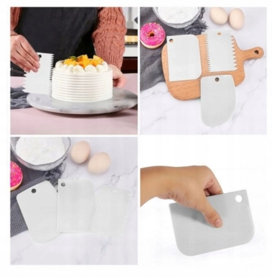 Szpatułka do dekoracji ciast i tortów 3 szt