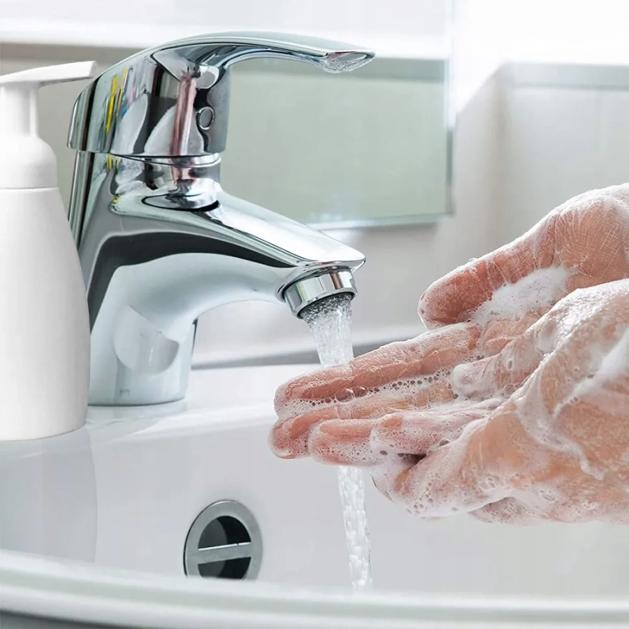 Dozownik spieniający butelka pojemnik do płynów biały 300 ml