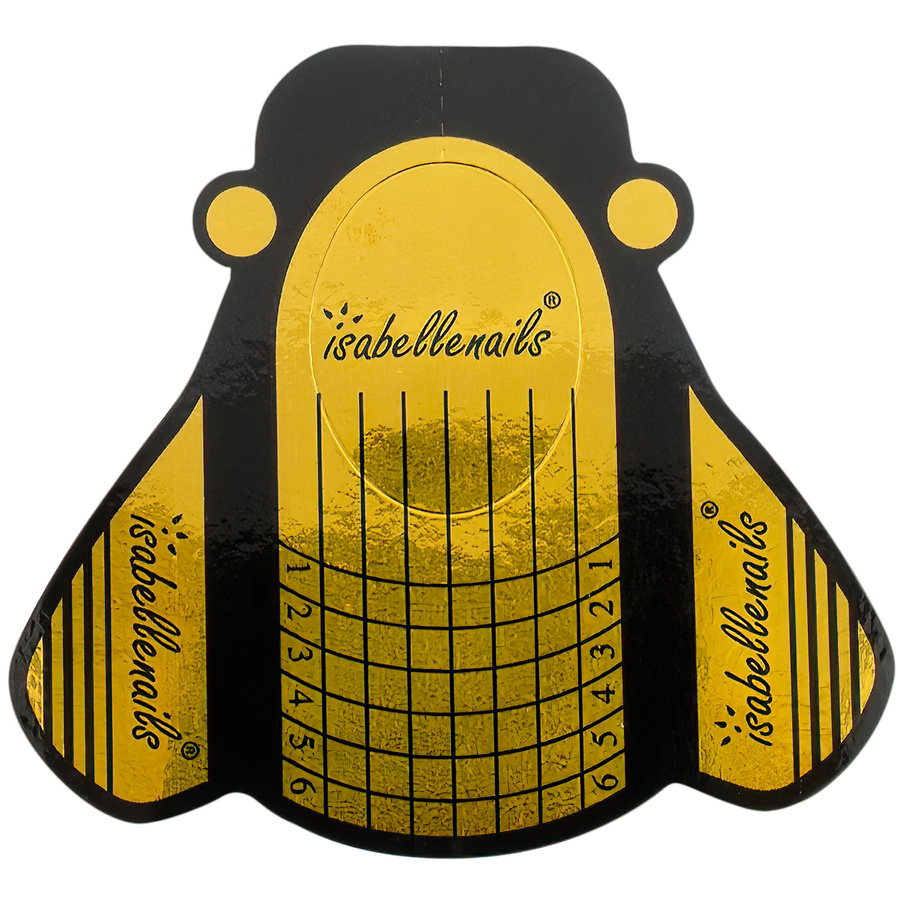 Szablony summer gold do przedłużania paznokci żelem 100 szt.