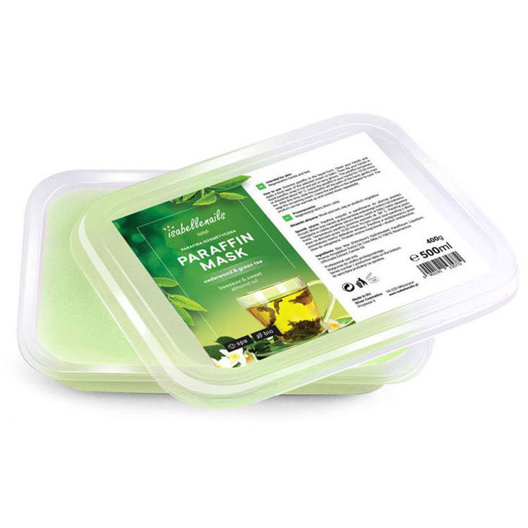 Parafina kosmetyczna isabellenails zielona herbata 500 ml