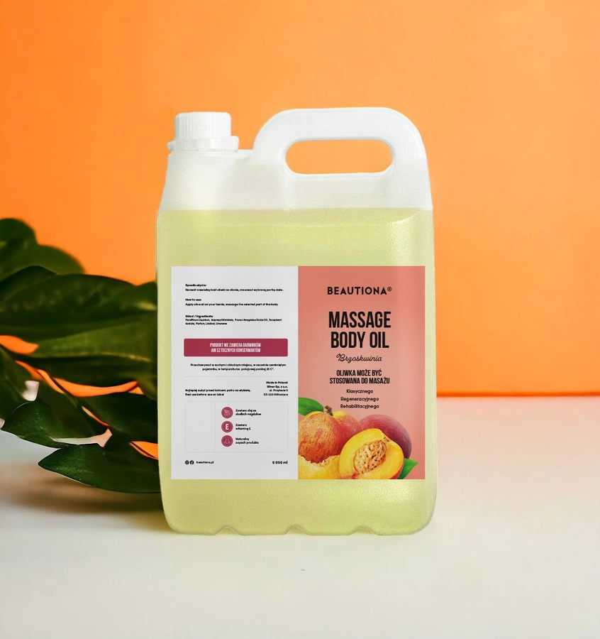 Oliwka olejek do masażu brzoskwiniowa 5000 ml