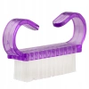 Szczoteczka do paznokci fioletowa z uchwytem 5 cm