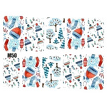 Naklejki wodne świąteczne na paznokcie M50