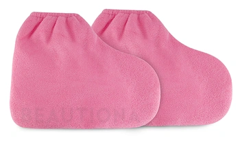 Skarpety kosmetyczne frotte 2 sztuki do zabiegów parafinowych