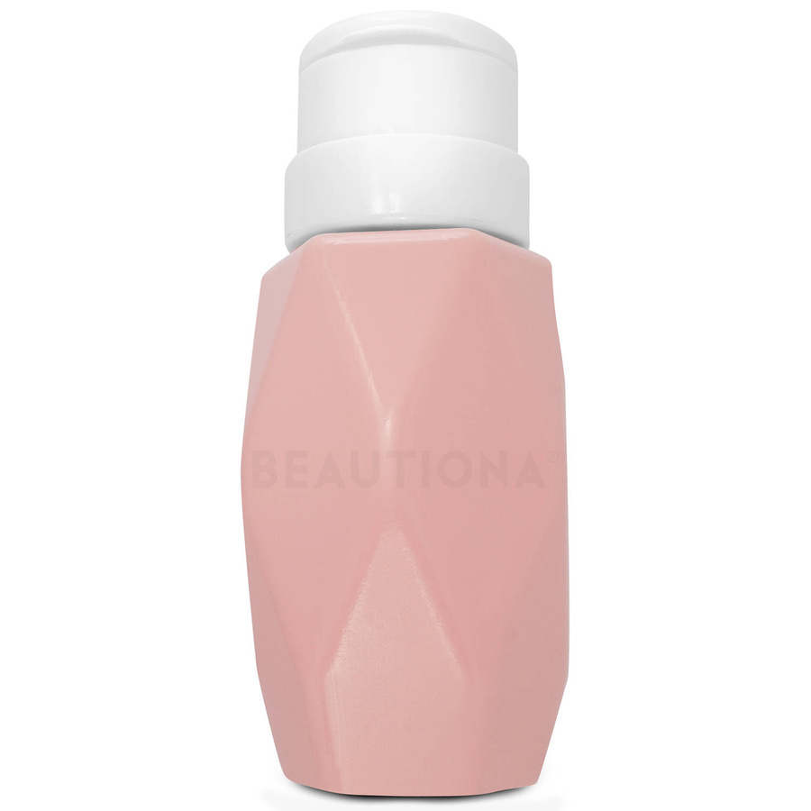 Buteleczka pojemnik na cleaner aceton 200 ml jasny róż