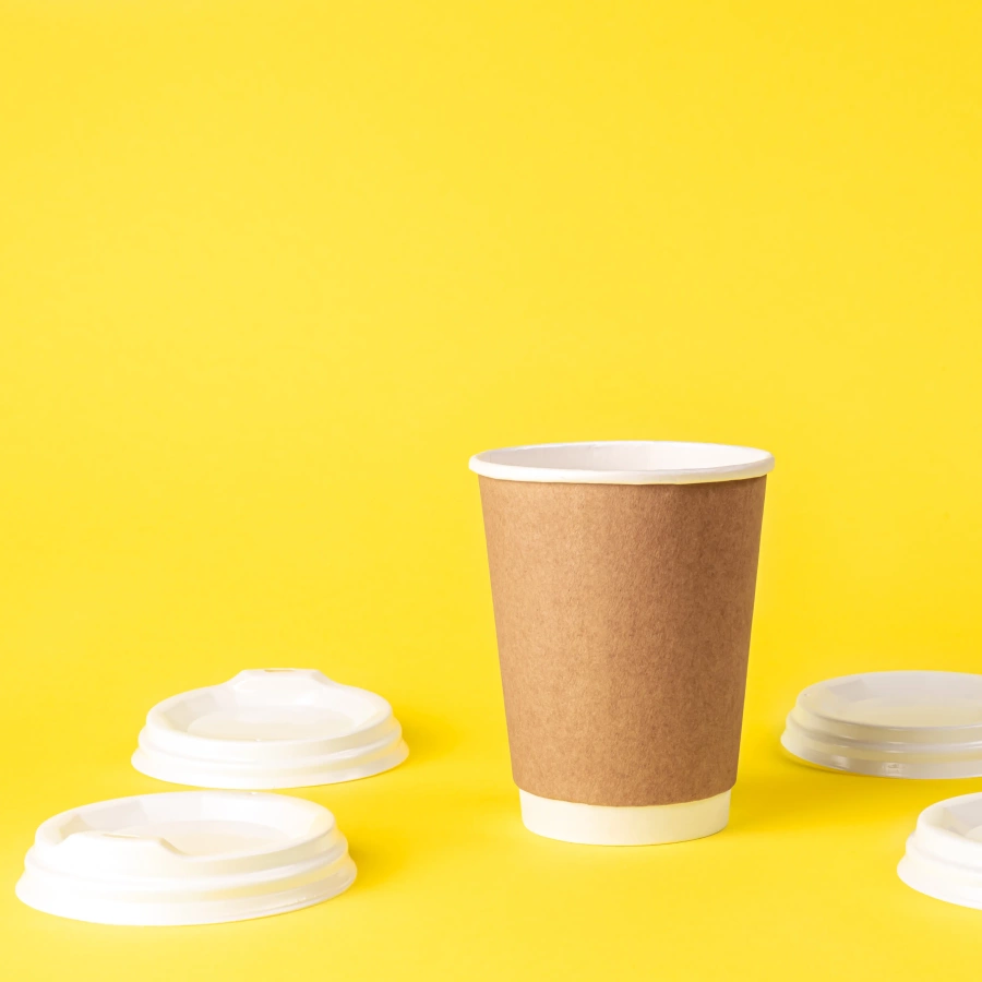 Pokrywki do jednorazowych kubków 50 sztuk 80 mm