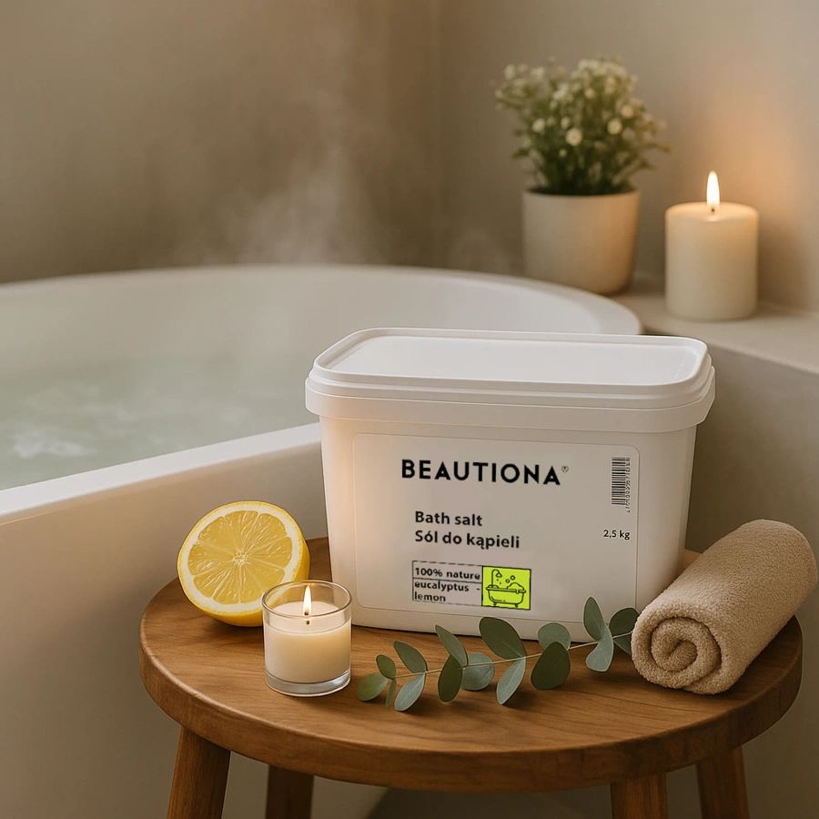 Sól do kąpieli Epsom Eukaliptus & Cytryna 2,5 kg