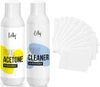 Lilly Aceton kosmetyczny 1000 ml + Cleaner 1000 ml + waciki bezpyłowe 20 szt. 