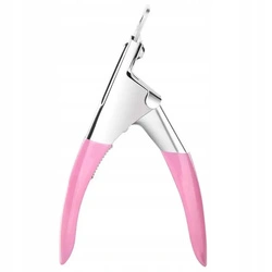 Gilotyna do tipsów paznokci różowa