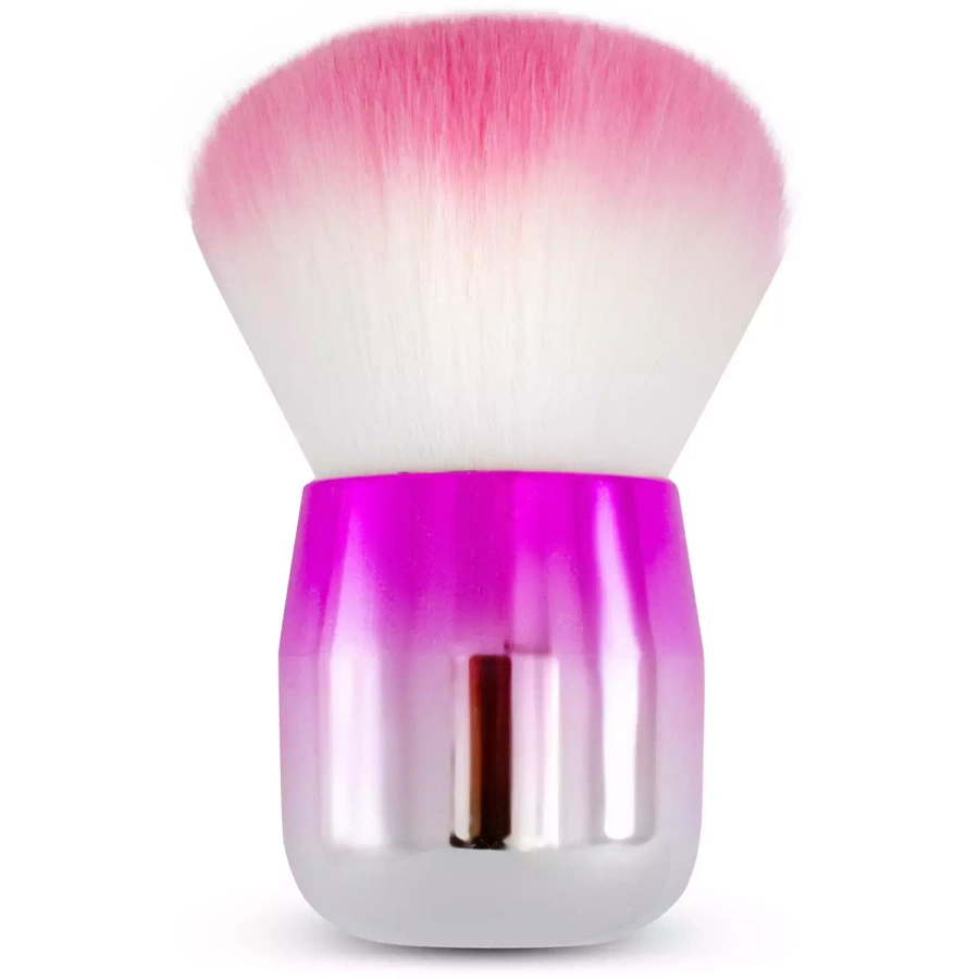 Pędzel do odpylania paznokci biało-różowy