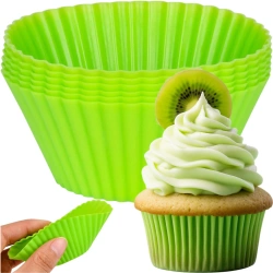 Silikonowe formy do pieczenia babeczek 10 szt