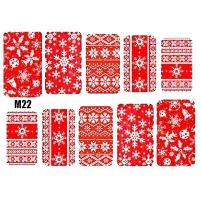 Naklejki wodne świąteczne na paznokcie M22