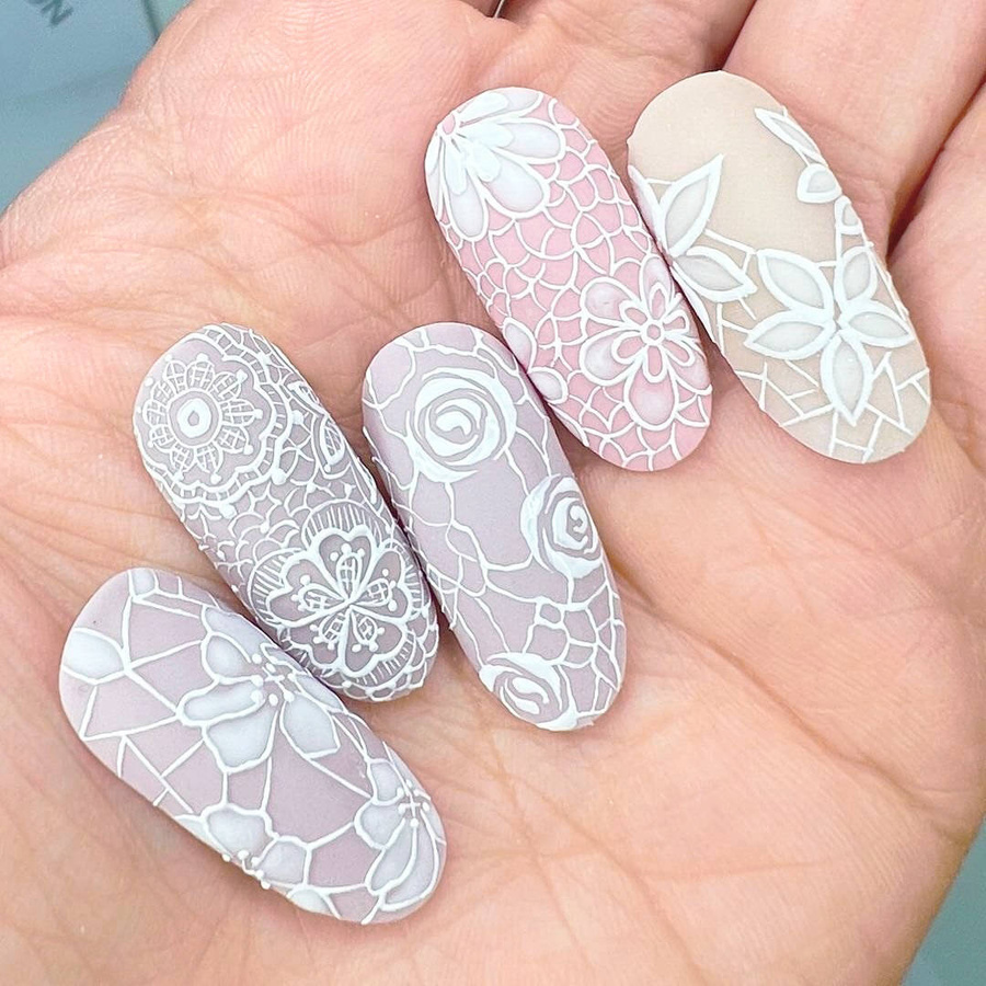 Isabellenails Lakier do stempli biały 7 ml