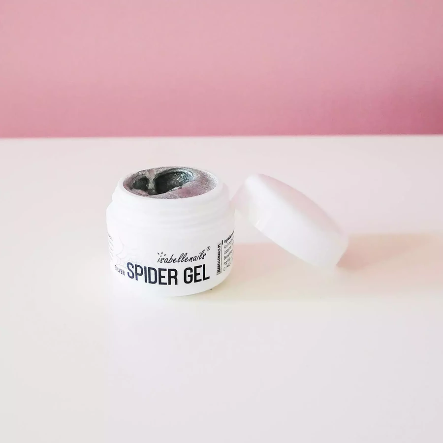 Spider gel żel do zdobień silver isabellenails 5 g
