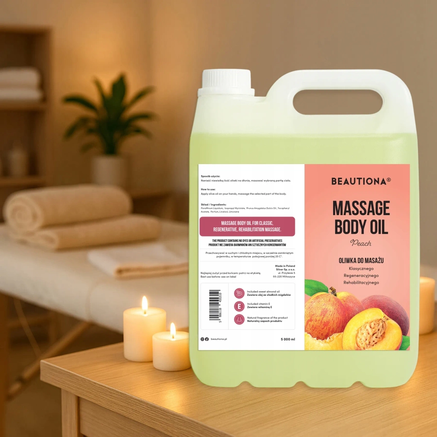 Oliwka olejek do masażu brzoskwiniowa 5000 ml